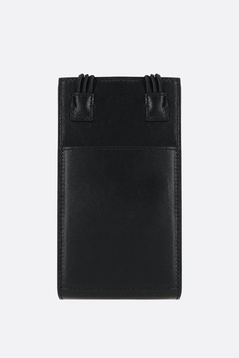 Tangle smooth leather smartphone holder