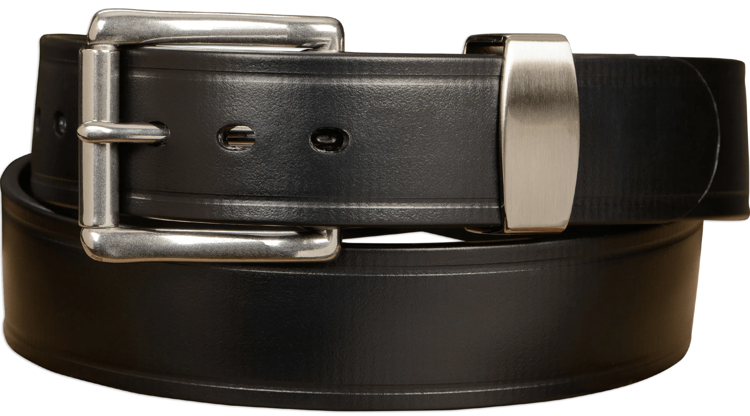 The Hercules Belt™ - Black Max Thick With Stainless Elongated Buckle And Keeper 1.50" (H510BK)