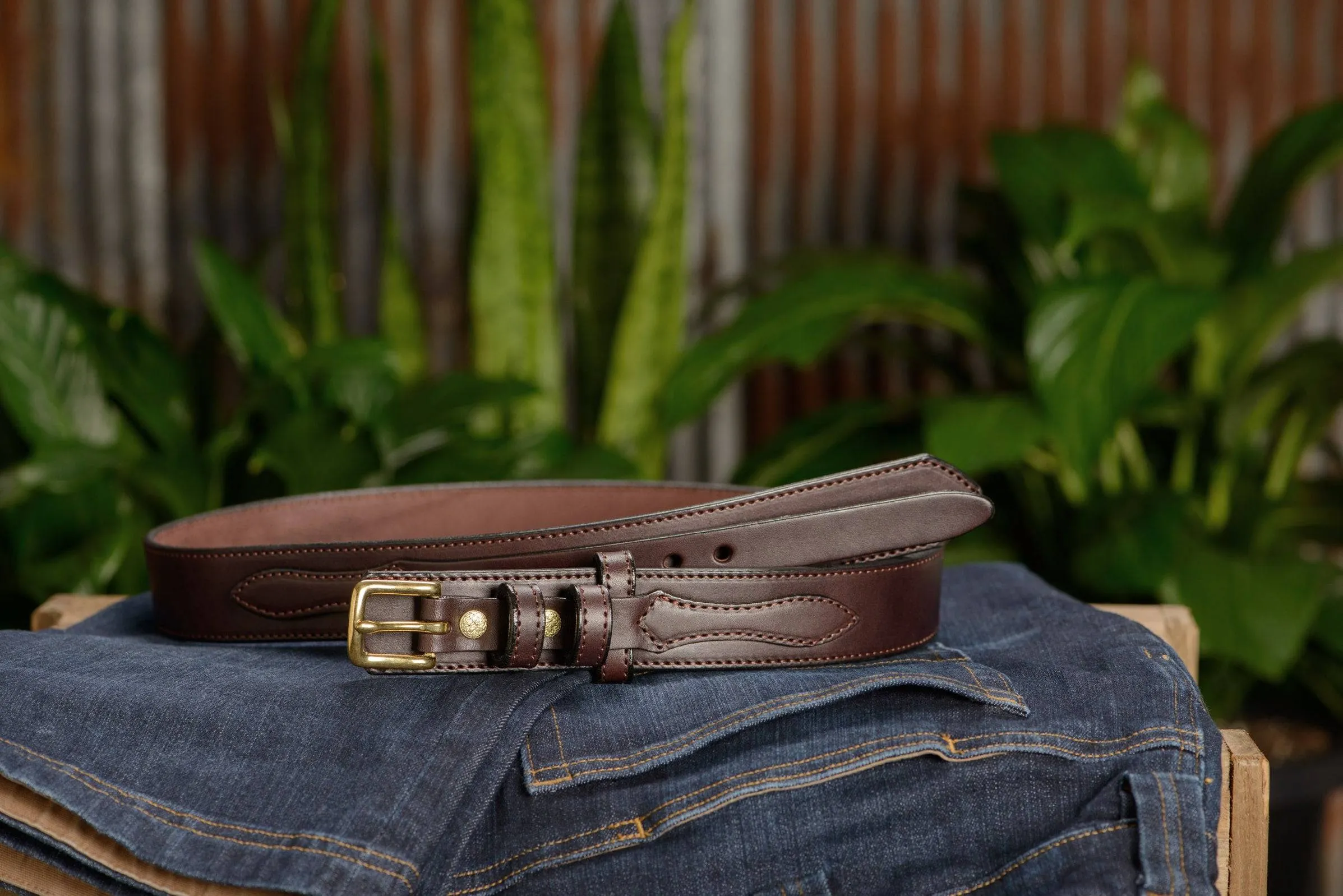 The Walker: Brown Stitched Ranger 1.50"
