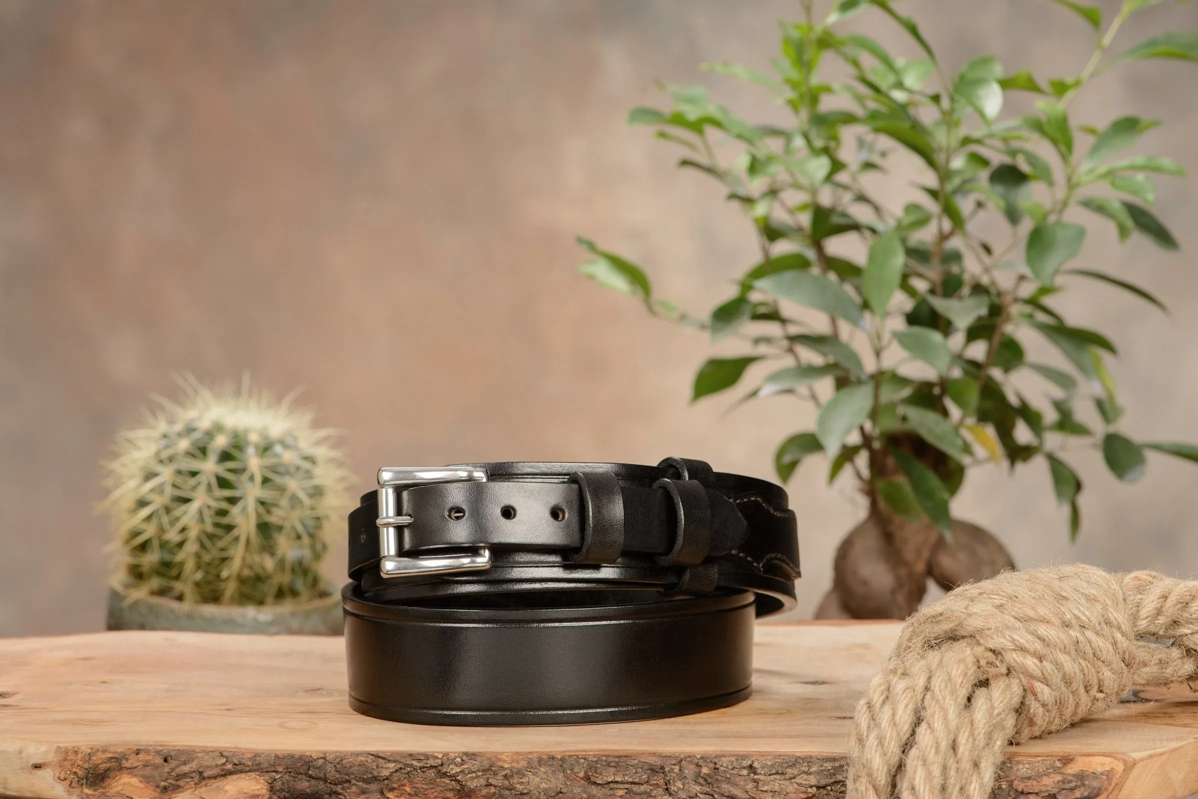 The Winchester: Black Creased Accent Ranger 1.75" Extra Wide