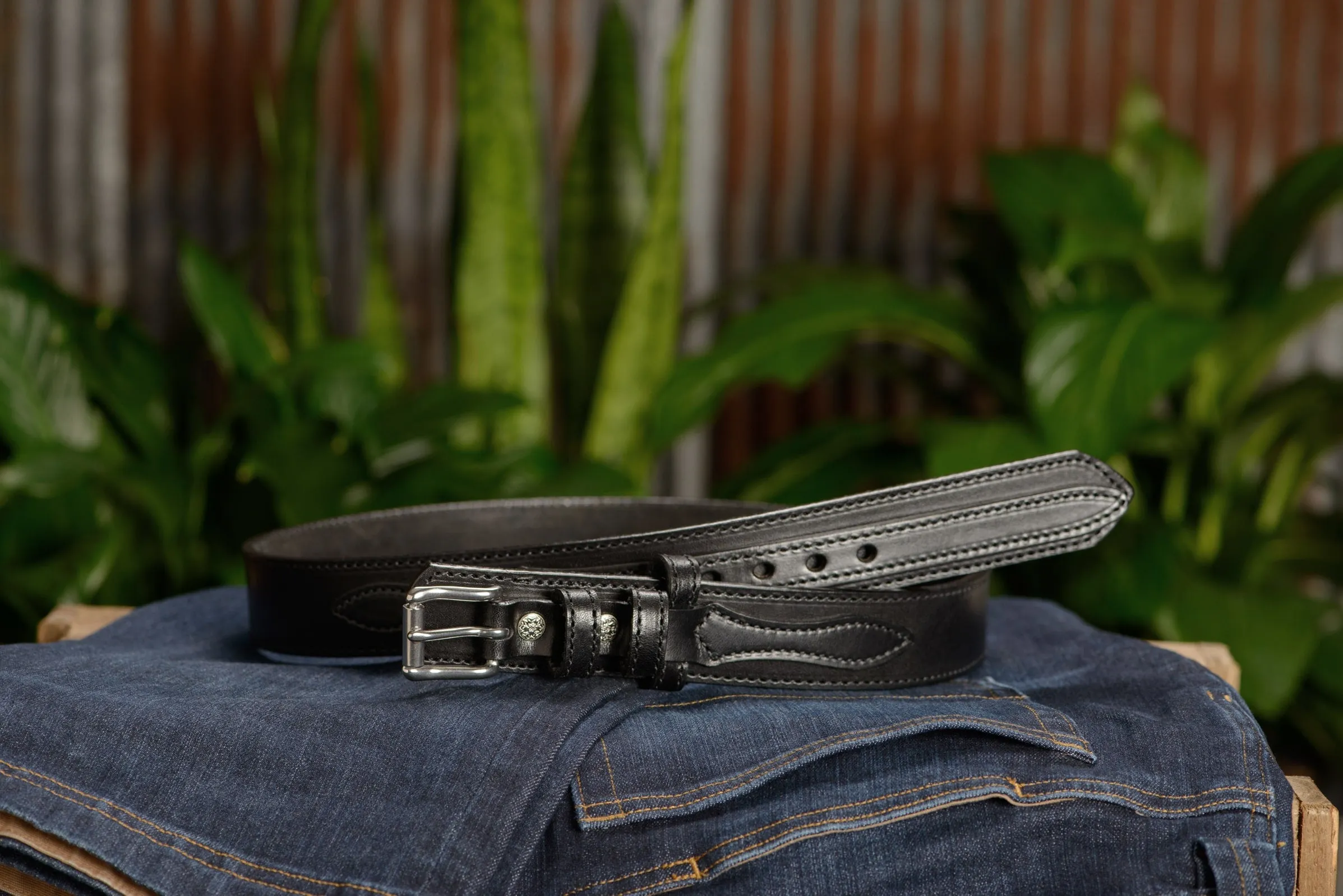 The Winchester: Black Stitched Ranger 1.50"