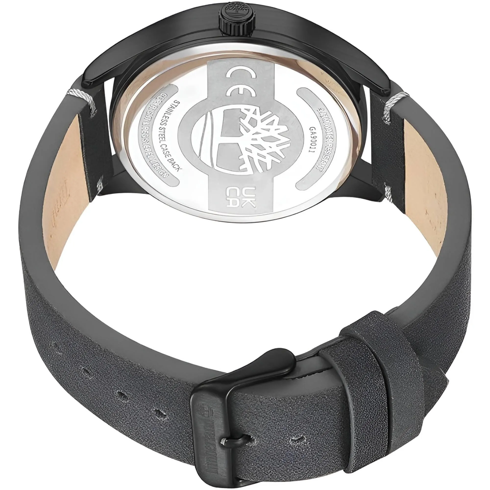 Timberland Men's Watch - Classic Grey Genuine Leather Strap Quartz | TDWGA9001103