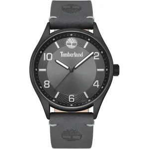 Timberland Men's Watch - Classic Grey Genuine Leather Strap Quartz | TDWGA9001103