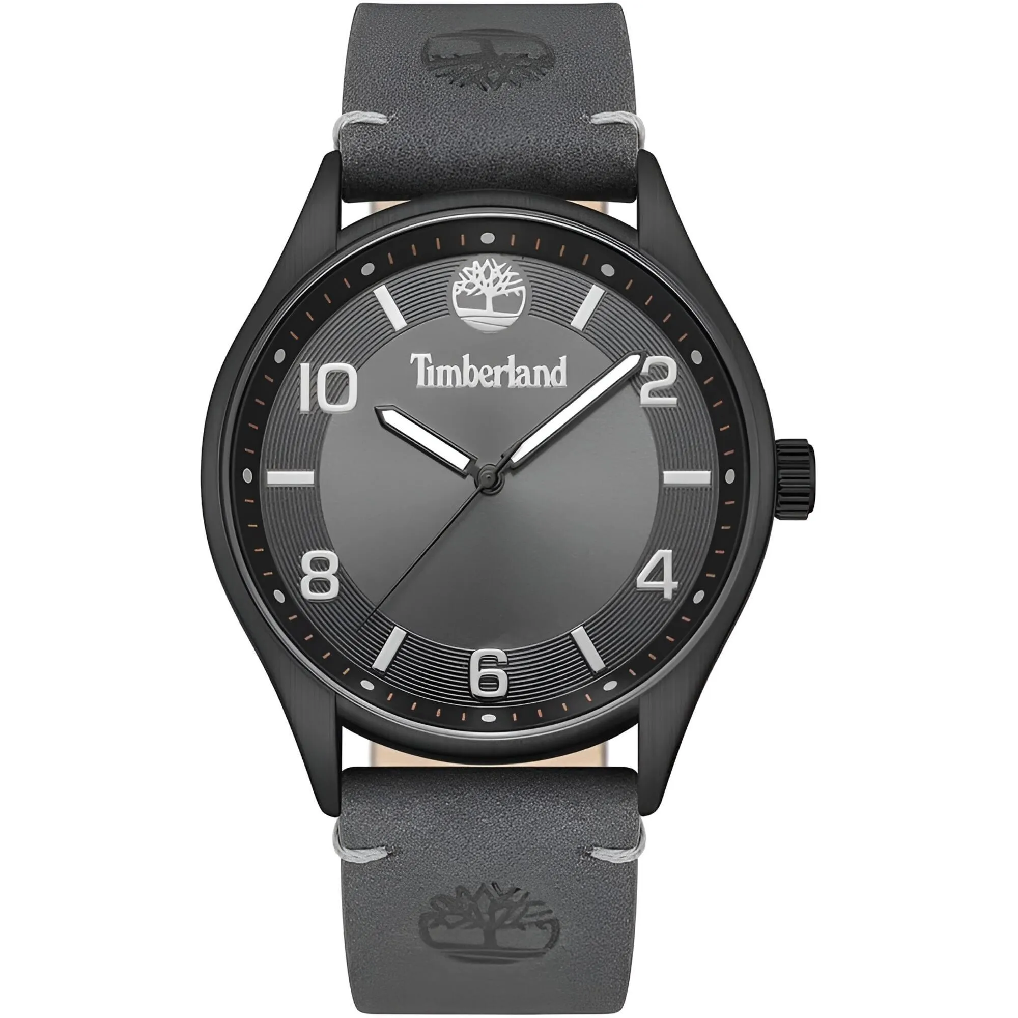Timberland Men's Watch - Classic Grey Genuine Leather Strap Quartz | TDWGA9001103