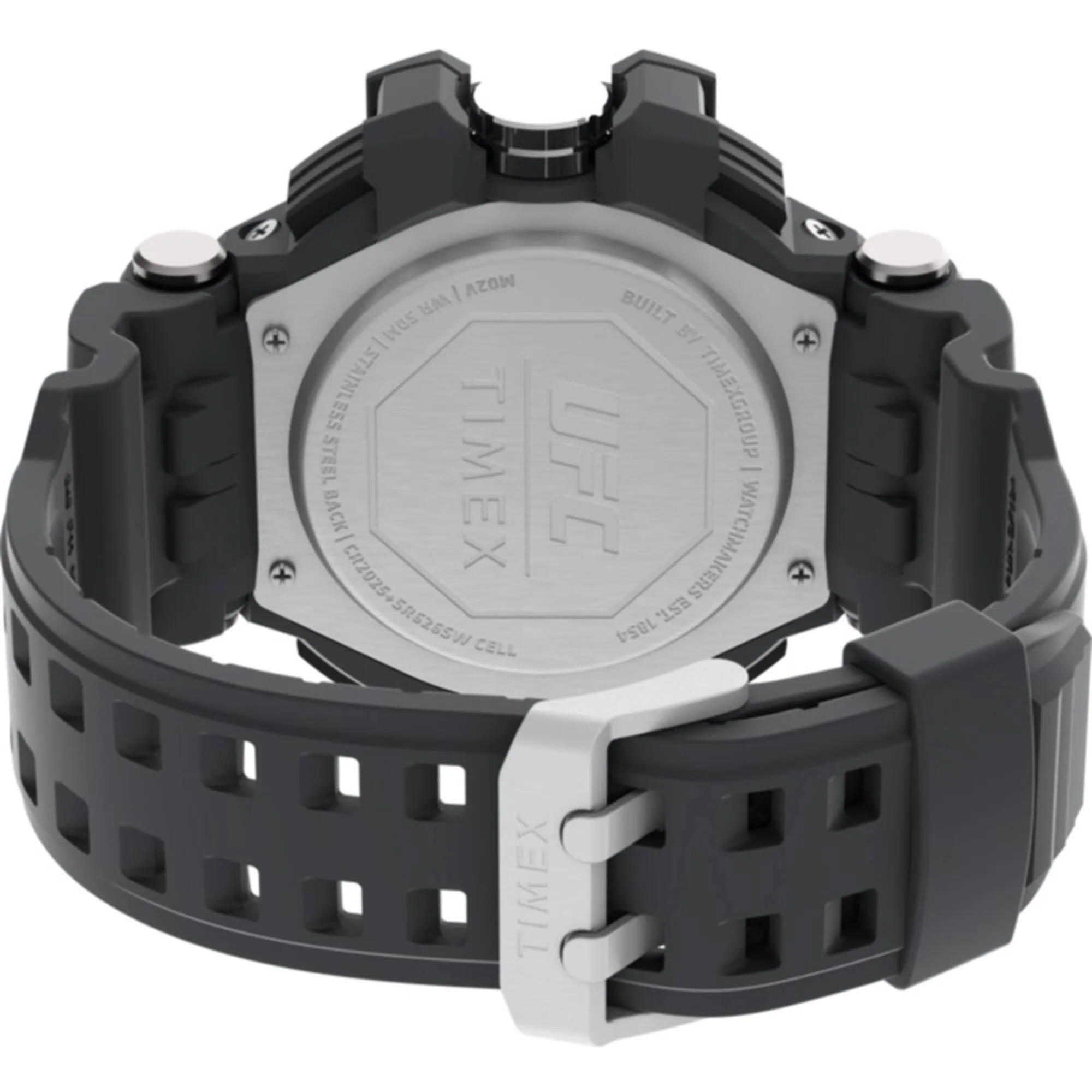 Timex Men's Watch - UFC Combat Analog-Digital Black Dial Grey Strap | TW5M51900JT