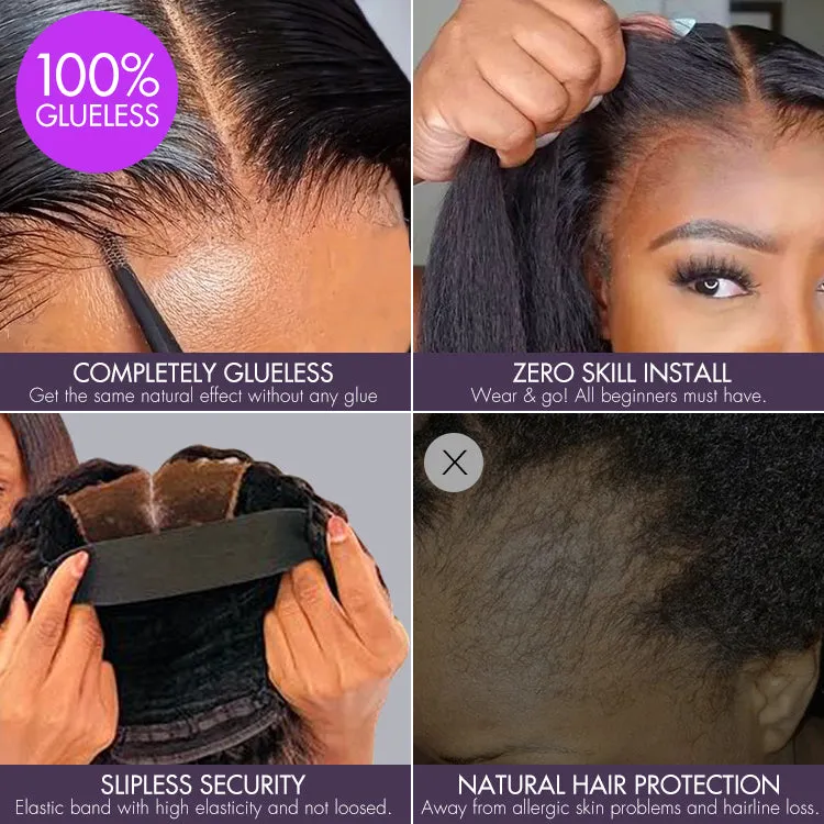 Weekly Special | Mature Boss Brown Ombre Highlight / Natural Black / Salt and Pepper Loose Wave Glueless Minimalist HD Lace Wig