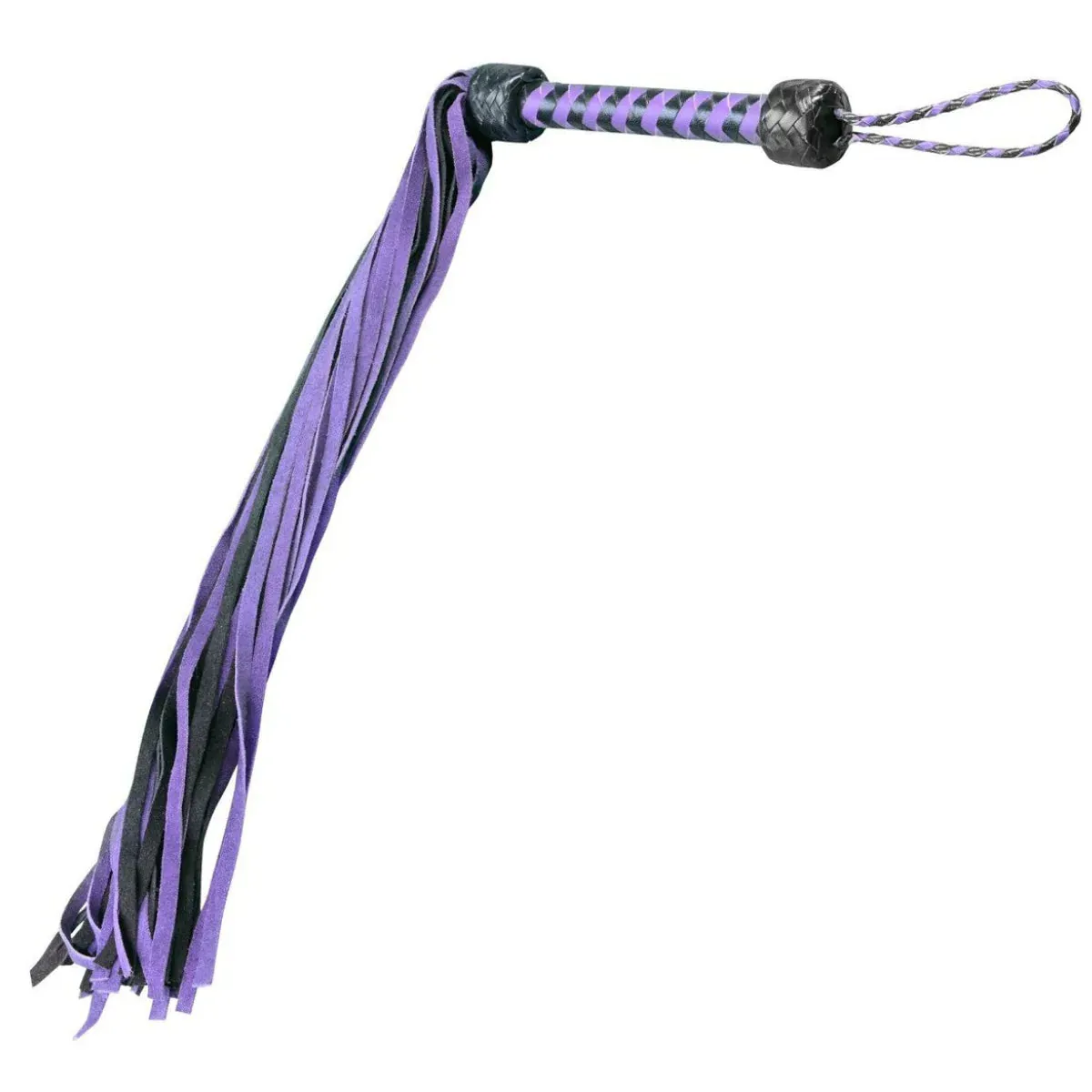 Whip - Leather 30" Suede 36 Tail Flogger