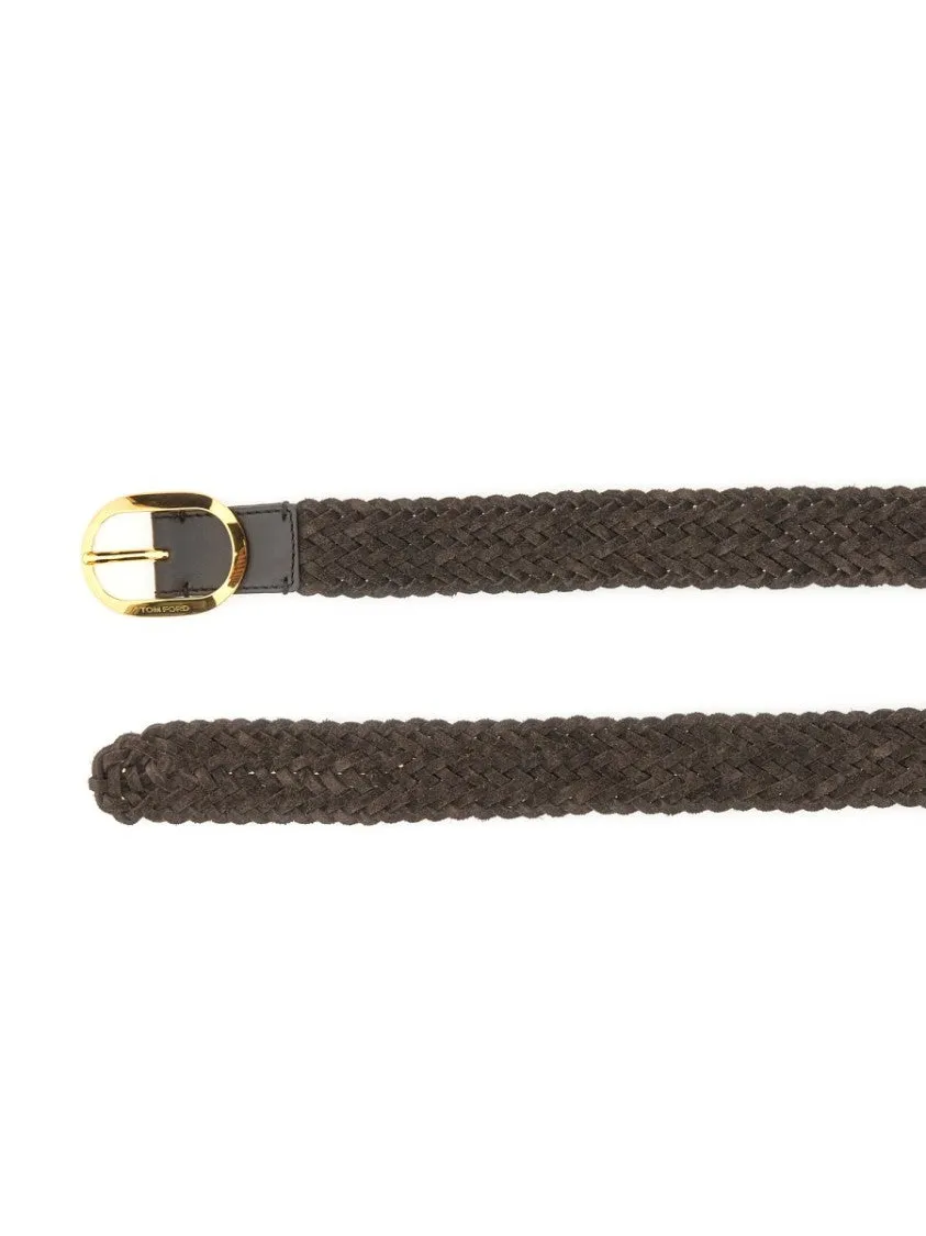 Woven Leather Belt