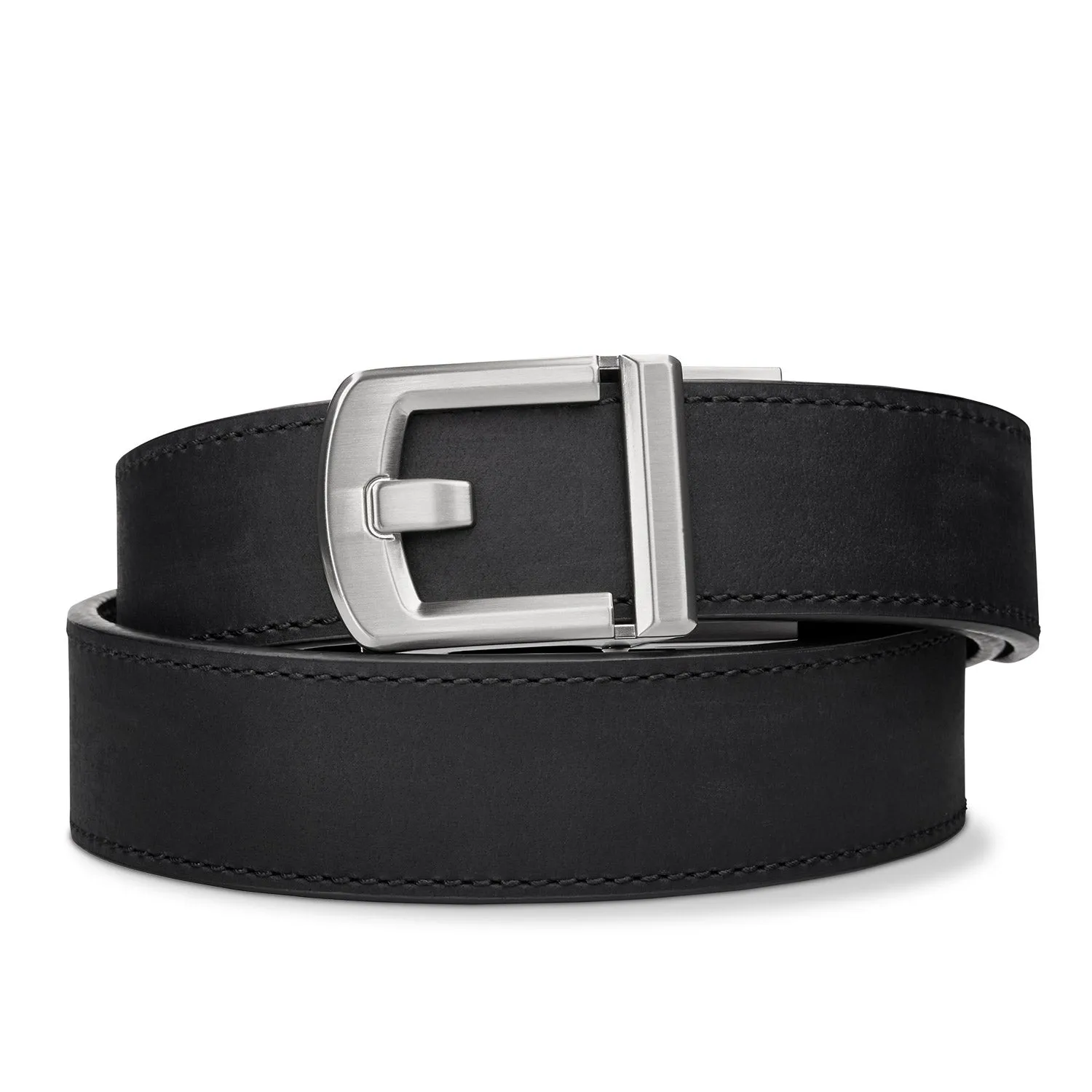 X SERIES BUCKLE  | BLACK BUFFALO LEATHER GUN BELT 1.5"